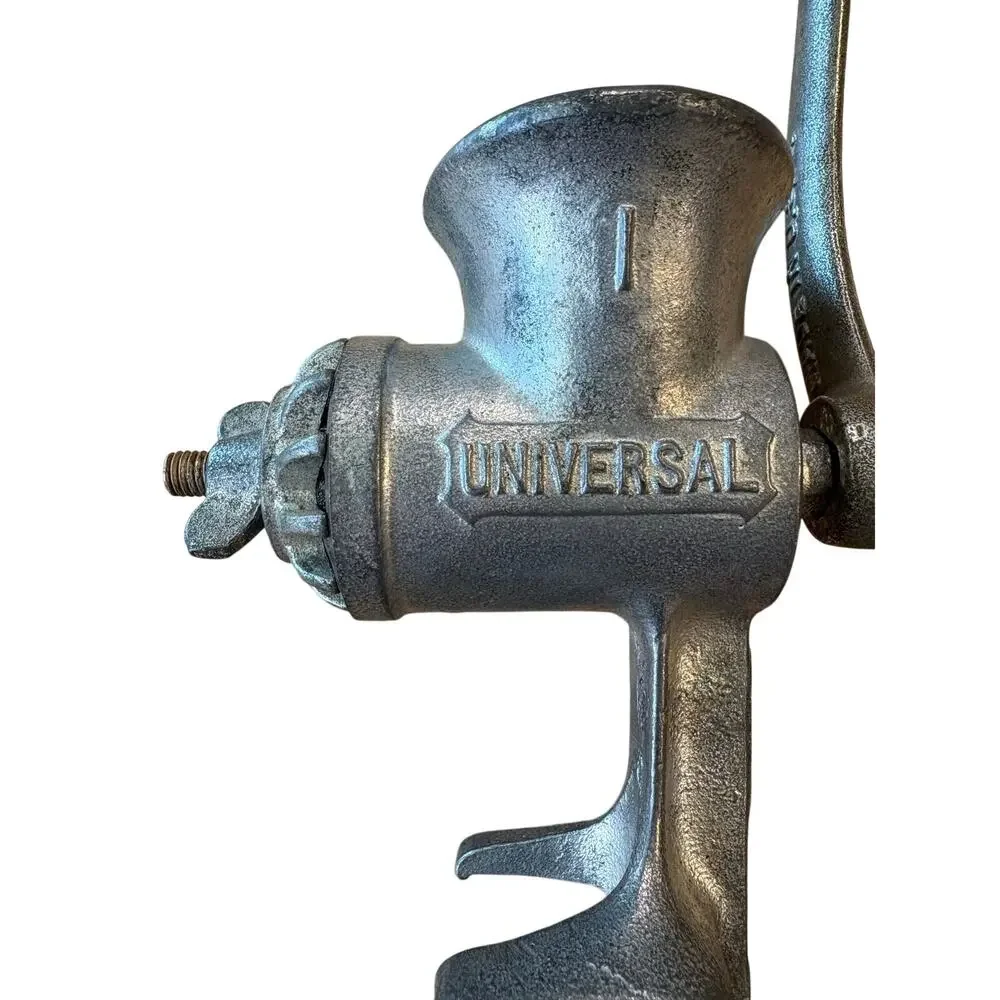 Vintage Universal‎ No 1 Food Chopper Meat Grinder Cast Iron Hand Crank LF&C USA